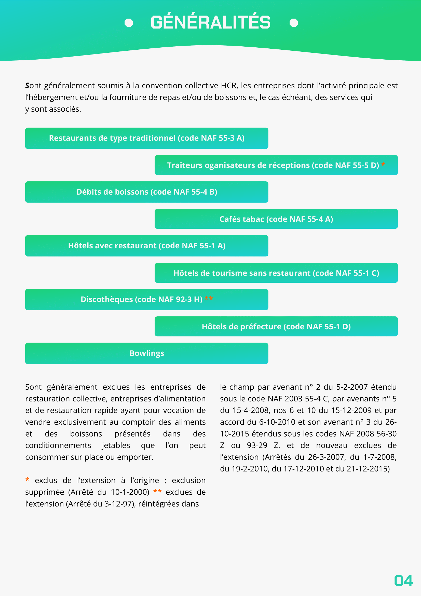 Guide de la rémunération HCR page 3